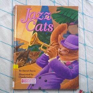 Jazz Cats Davis Davis Children's Hardcover Book Music Daycare Home Library
